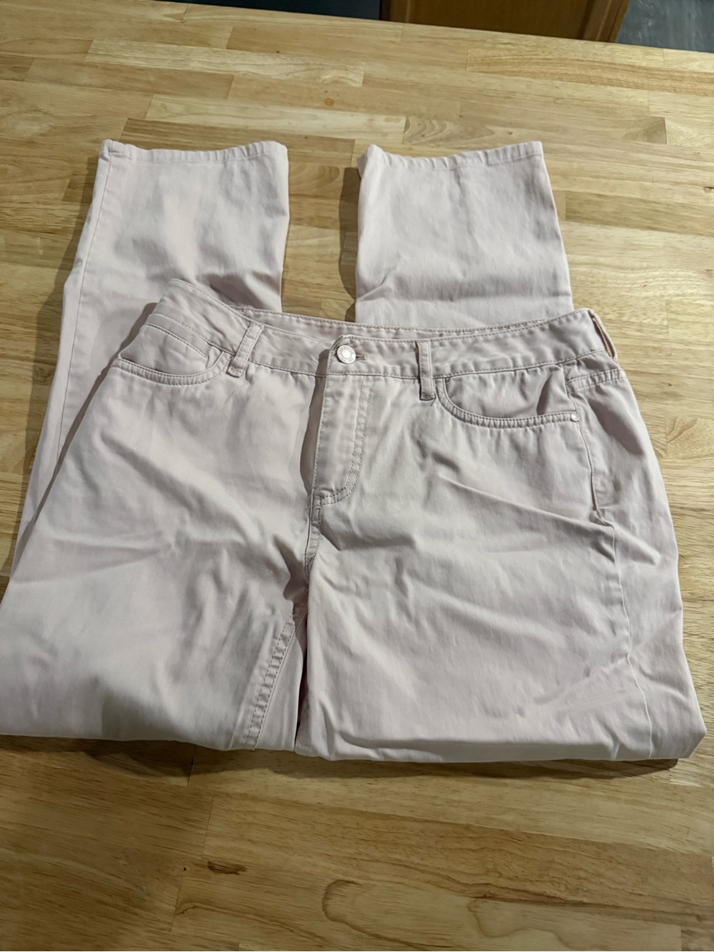 Men's Light Pink Casual Jeans